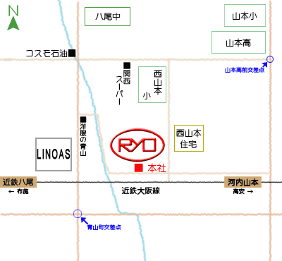 株式会社　岩田良　周辺地図